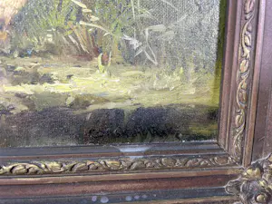 Constant Artz - Olieverf op doek, Landschap met eenden - Ingelijst kopen? Bied vanaf 550!