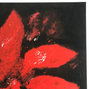 Armando - 'Rode bloem' - Kleurrijke Giclée - 30/30 - 2017 kopen? Bied vanaf 55!