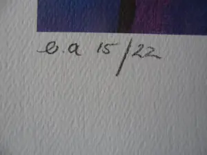 Patty Harpenau - Zeefdruk, Fantasiefiguren, zeer kleurrijk kopen? Bied vanaf 50!