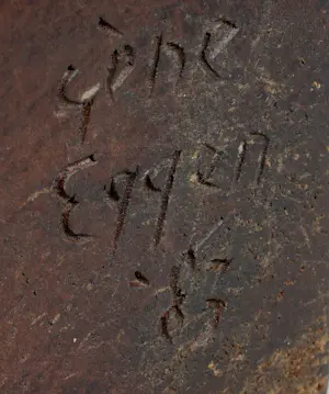 Gene Eggen - Bronzen sculptuur: meisje met een bal kopen? Bied vanaf 399!