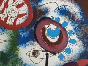 Jasper Banen - Gemengde techniek , “Hemelfamilie” – gesigneerd & ingelijst – 2005 kopen? Bied vanaf 45!