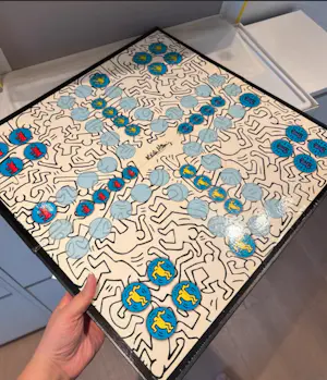 Keith Haring - Don't Worry / Mens Erger Je Niet (bordspel) kopen? Bied vanaf 75!