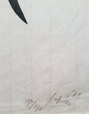 Jan van der Zee - Abstracte compositie, linoleumsnede op japans papier kopen? Bied vanaf 1!