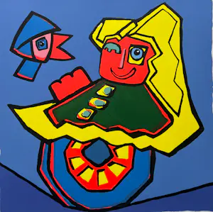 Ad Verstijnen - Zonder titel kopen? Bied vanaf 40!