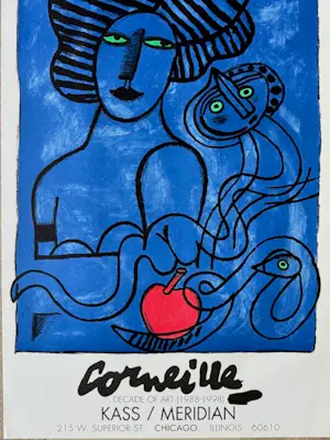 Corneille - Lithographie couleur : IMAGE DU PARADIS de 1998 kopen? Bied vanaf 30!