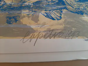 Buy Bettina Lopetro - Zeefdruk, titel, "Fork"? Bid from 35!
