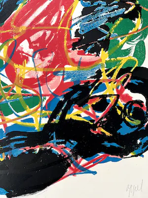 Karel Appel - A beast-drawn man kopen? Bied vanaf 1150!
