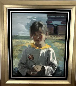 Lin Jun Chun - Tibetan Girl kopen? Bied vanaf 300!