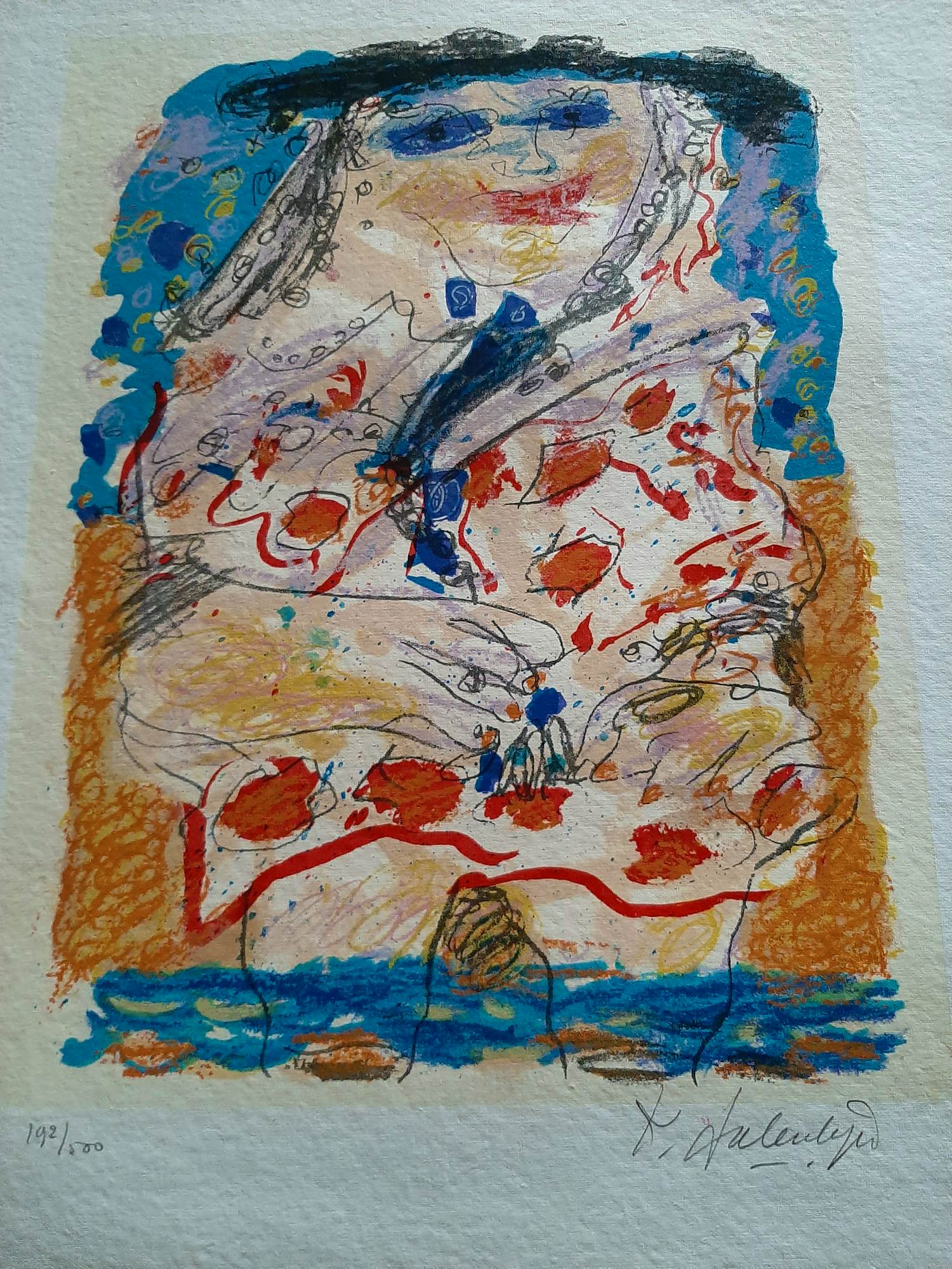 Buy Kees Salentijn - Zeefdruk, zonder titel? Bid from 35!