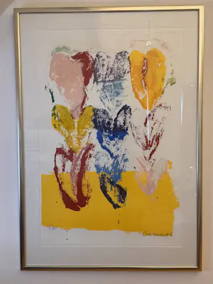AcheterJan Cremer - Nine Tulips yellow field? Enchérissez de 995!