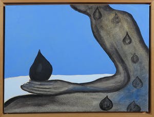 Sanjeev Sinha - Olieverf op doek, Earth, Sky and Tears kopen? Bied vanaf 50!