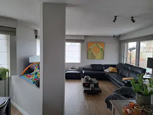 Gilbert Swimberghe - Abstract groen oranje kopen? Bied vanaf 1500!