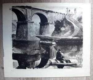 Harmen Meurs - 3 x litho: Le viaduc de ST. Mammes kopen? Bied vanaf 70!