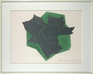 Tine van de Weyer - Pastelkrijt, Zonder titel - Ingelijst kopen? Bied vanaf 1!