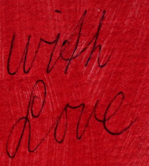 Klaas Gubbels - Tekening op kaart: "With love" - 2006 kopen? Bied vanaf 350!