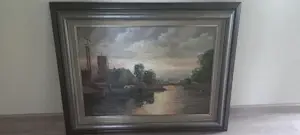 Willem Kroon - Landschap met water kopen? Bied vanaf 100!