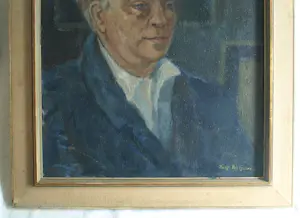 Joep Vogtschmidt - Olieverf op doek , Zelfportret – Lijst, 73 x 63 cm. - 1963 kopen? Bied vanaf 80!