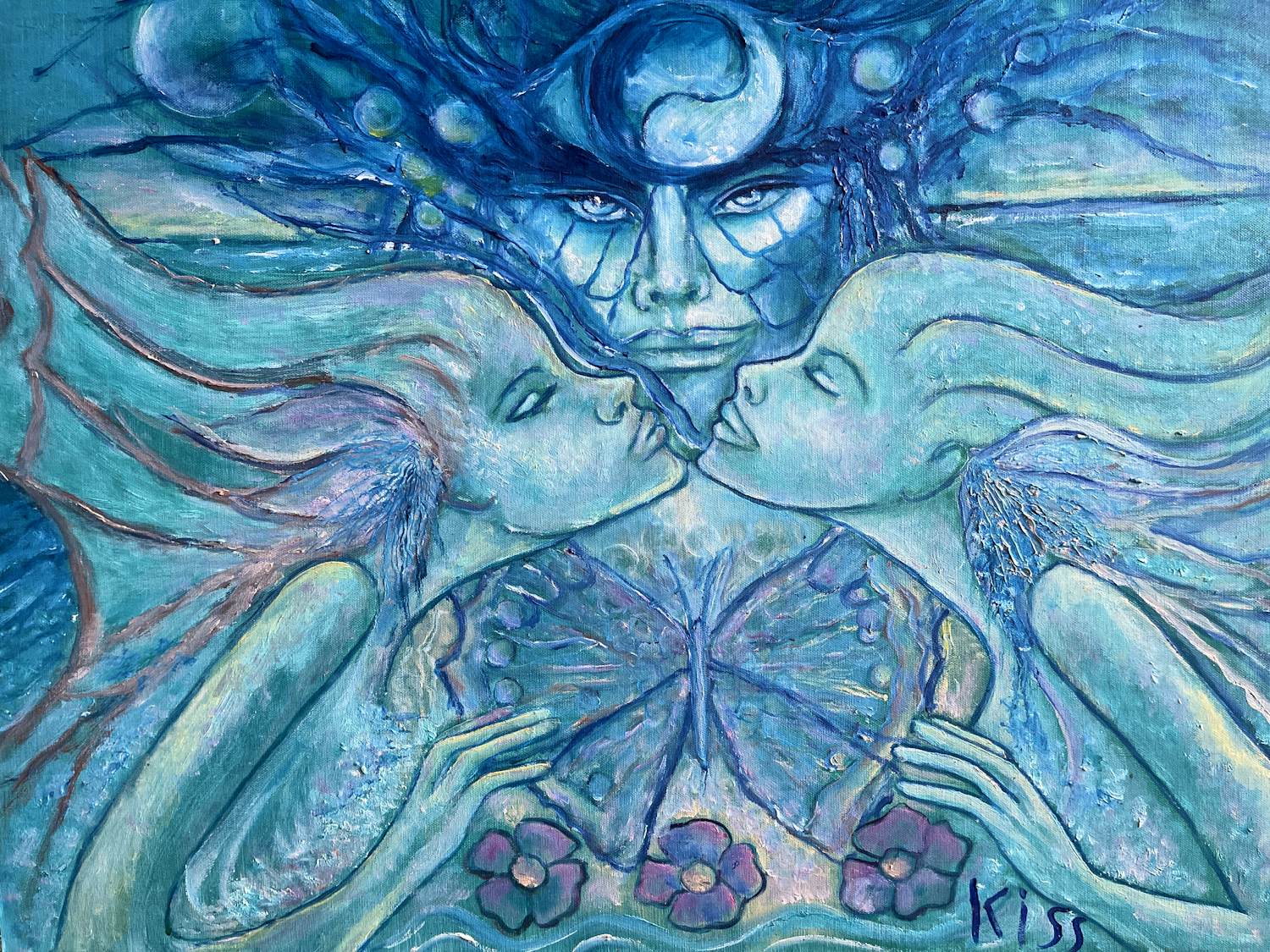 Kiss Riemvis - Ying-yang verkocht voor € 20!