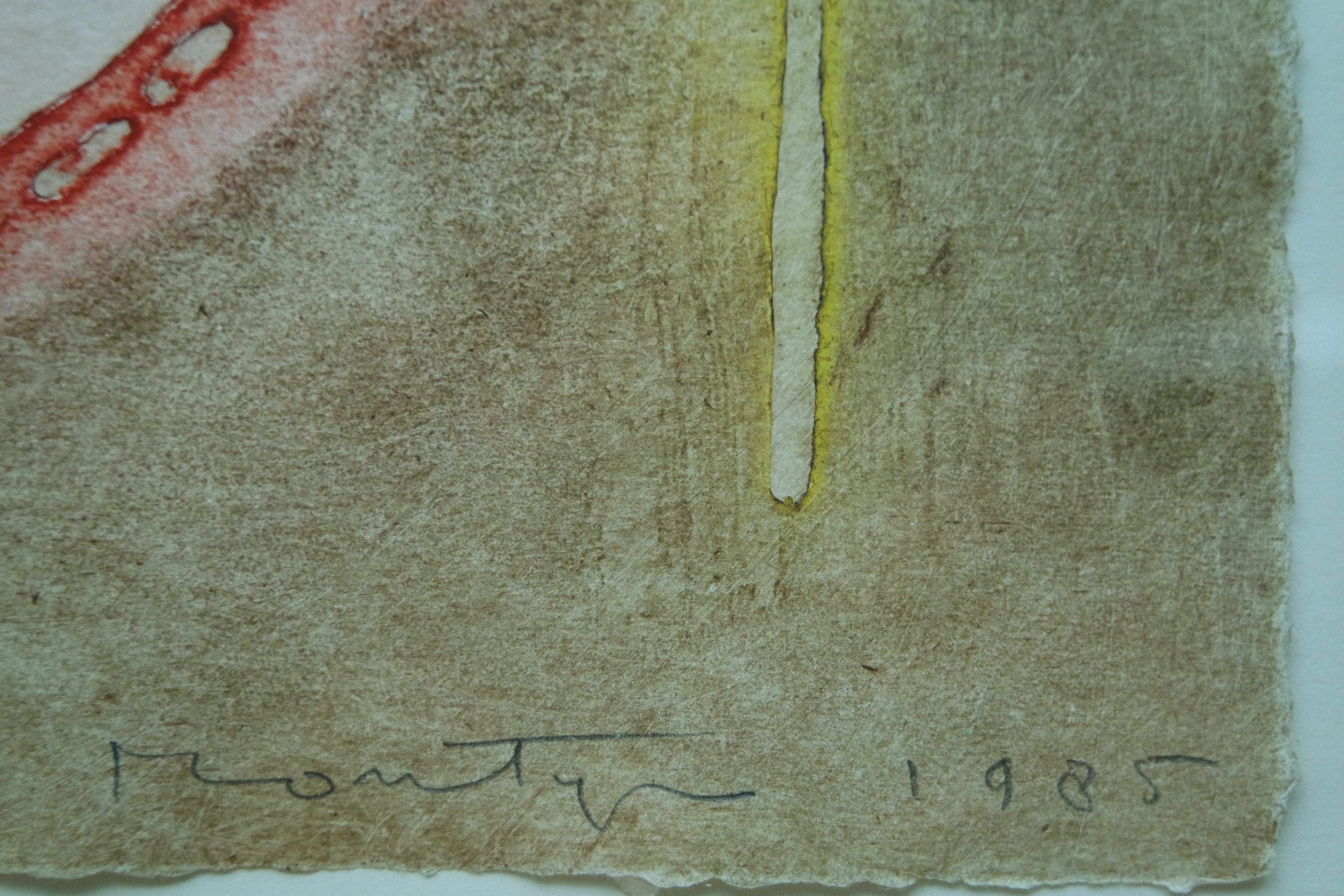 Jan Montyn - ets/aquatint - "Nougkai, la lumiere verticale" kopen? Bied vanaf 120!