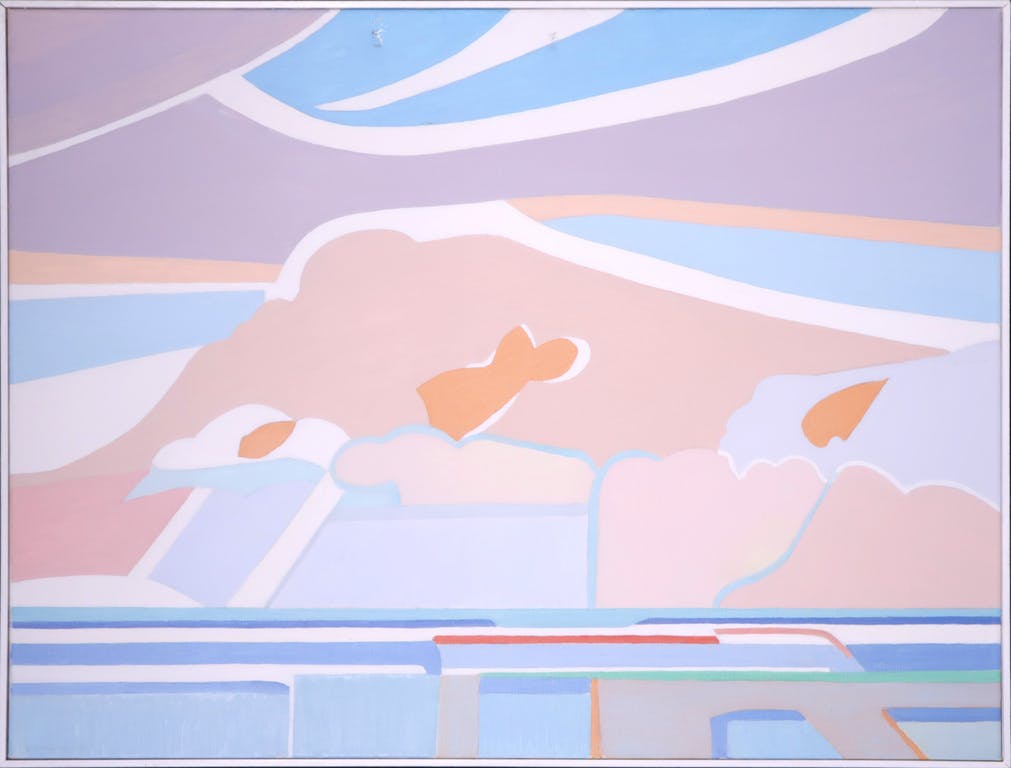 Paul Overhaus - Paul Overhaus: Olieverf op doek, Laat middag licht - Ingelijst kopen? Bied vanaf 80!