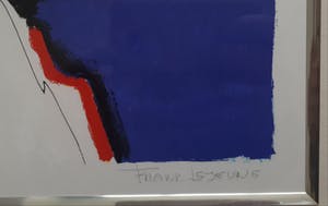 Frank Lejeune - First visit Veules Les Roses - Zeer mooi ingelijst - Nieuwstaat kopen? Bied vanaf 40!