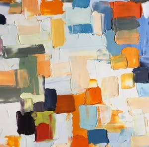 Dam Domido - Abstract, oil on canvas kopen? Bied vanaf 375!