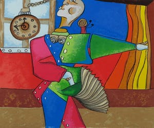 Patty Harpenau - Zeefdruk, Zonder titel II - Ingelijst kopen? Bied vanaf 20!