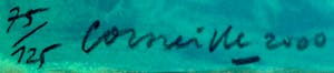 Corneille - Litho: l'Afro-cubaine verte - 2000 kopen? Bied vanaf 299!