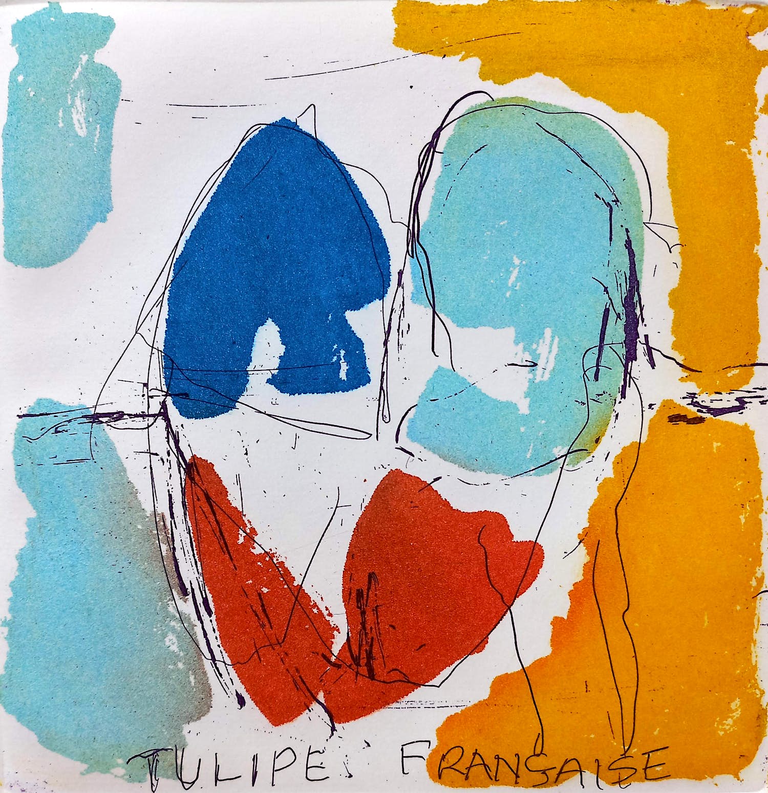 Jan Cremer - Tulipe Francaise, aquatint ets kopen? Bied vanaf 95!