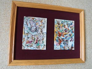 Carla Schot - Olieverfschilderij - Figuren (16+21) kopen? Bied vanaf 35!