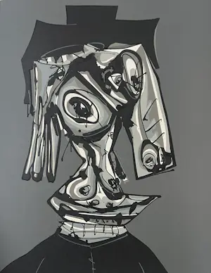 Antonio Saura - Portret van Dora Maar - Dora Maar Visitada III - Atelier Clot, Bramsen & Co 1986 kopen? Bied vanaf 1800!