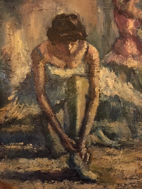 Jan Beaufort - olieverf, ballerina's kopen? Bied vanaf 120!