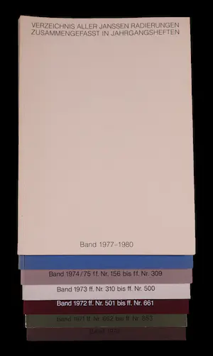 Horst Janssen - Lot van zeven boeken, etsen van 1970 t/m 1980 kaufen? Bieten Sie von 1!