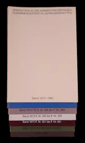 Horst Janssen - Lot van zeven boeken, etsen van 1970 t/m 1980 verkauft für € 10!