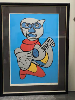 Karel Appel - Indigo Blue Singing Hands kopen? Bied vanaf 950!