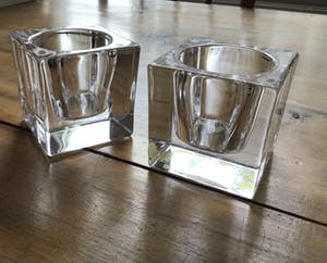 Villeroy & Boch - Kaarsenhouder plus 3 kristallen kaars en waxinelichthouders kopen? Bied vanaf 20!