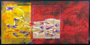 Piotr Konkel - Zeefdruk op papier (bevestigd op board), Zonder titel kopen? Bied vanaf 1!