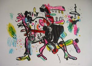 Anton Martineau - TANGO - Litho op papier kopen? Bied vanaf 65!