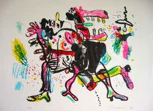 Anton Martineau - TANGO - Litho op papier verkocht voor € 65!