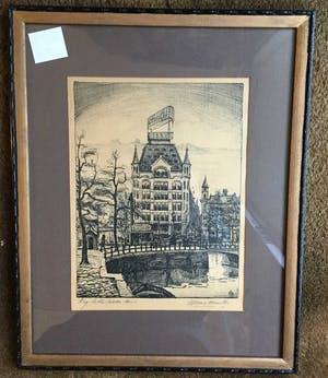 A.W. van Munster - C4151-11 - Het witte huis kopen? Bied vanaf 50!