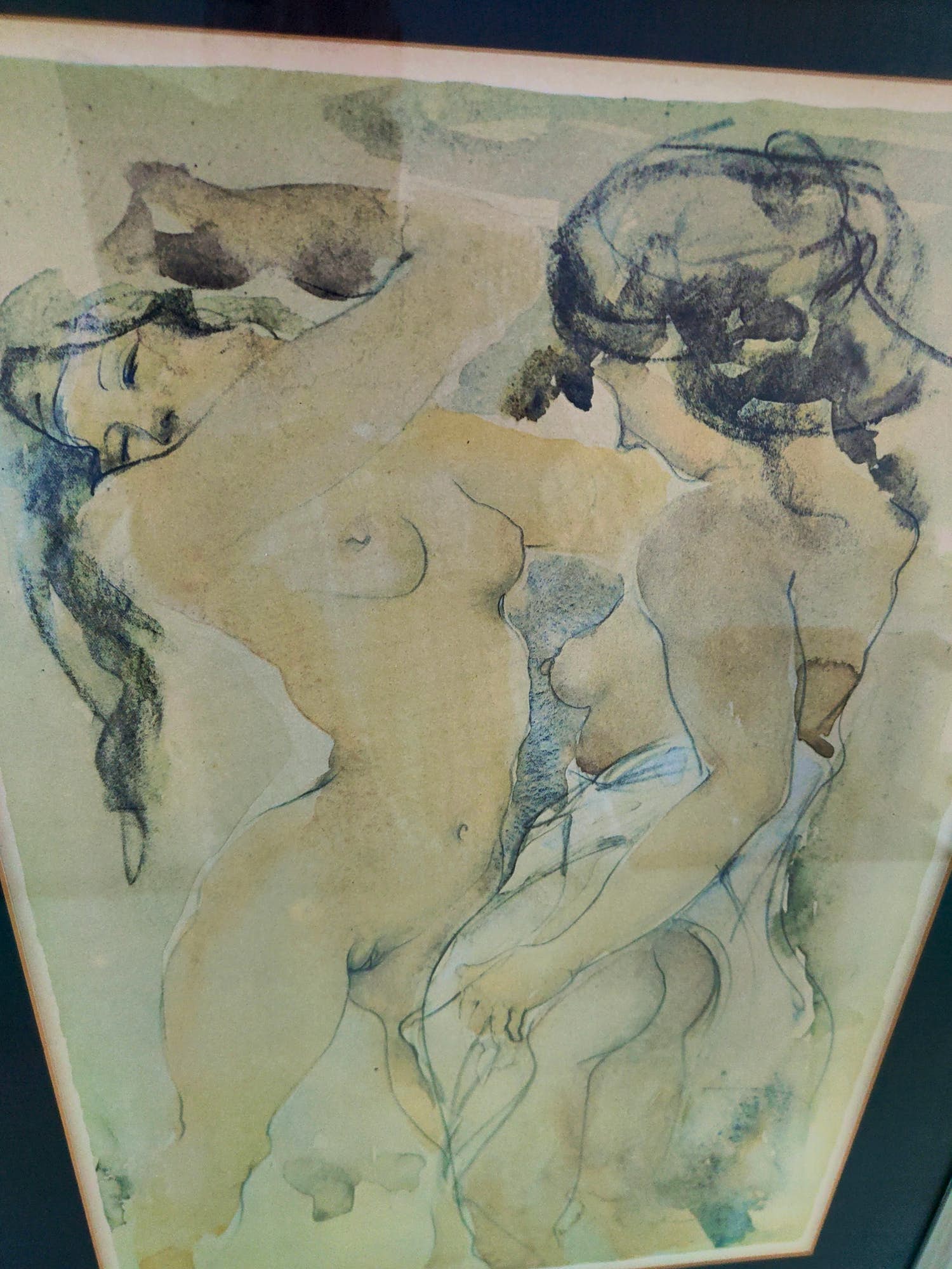 Niet of onleesbaar gesigneerd - Two nude lady's kopen? Bied vanaf 1!