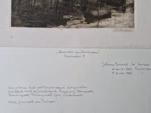 Eduard Karsen - omstreeks 1900 - omstreeken van Amsterdam - droge naald Ets - gesigneerd kopen? Bied vanaf 33!