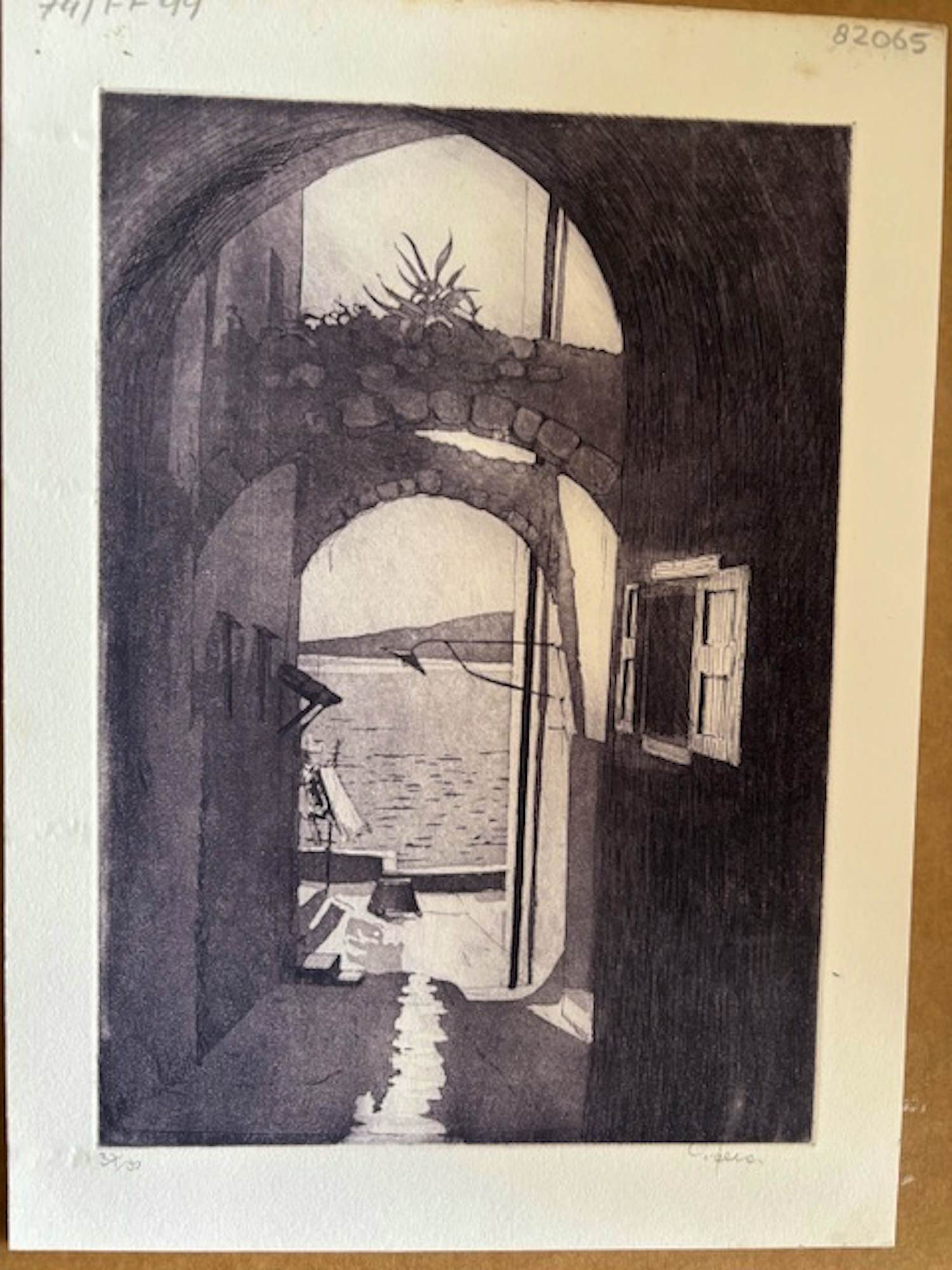 Giorgio Ferrari - Doorkijkje naar bergmeer kopen? Bied vanaf 25!