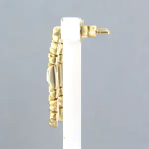 14k bicolour gouden oorhangers - 3.4 gram - 2.1 cm x 6.0 mm kopen? Bied vanaf 260!