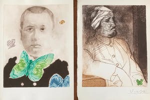 Manuel Viusa i Camps - 2 prachtige litho's - Eén gesigneerd - goede staat kopen? Bied vanaf 45!