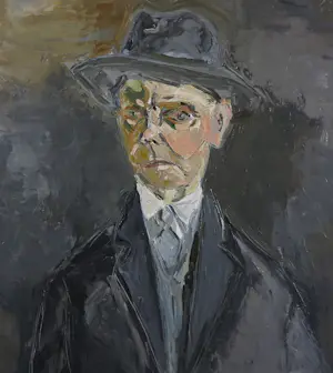 Gerard Schaperkotter - Olieverf op doek, De heer Kees Wiggers - Ingelijst kopen? Bied vanaf 150!