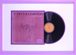 Andy Warhol - 4 Divertimenti Mozart Jubilee Edition - Vienna Symphony Orchestra - Ingelijst verkocht voor € 1!