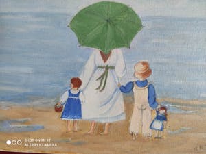 Niet of onleesbaar gesigneerd - figuren op Strand kopen? Bied vanaf 1!