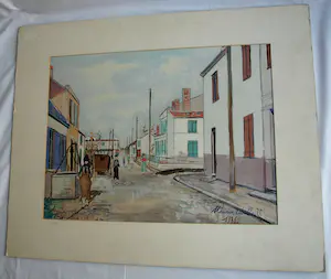 Maurice Utrillo - Kunst-Schoolplaat uit 1975 , Avallon - Stichting Beeldende Vorming Utrecht kopen? Bied vanaf 35!