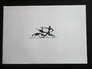 Ernst Moritz Engert - "Jüngling mit Windhunden", Expressionismus, Siebdruck, Handabzug kopen? Bied vanaf 50!